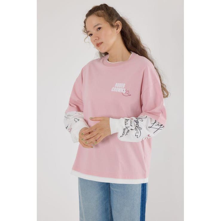 オーバーロゴレイヤードロングスリーブTシャツ | RODEO CROWNS WIDE BOWL | 詳細画像25 