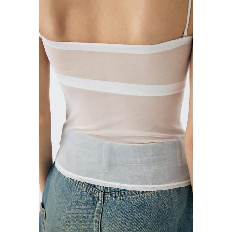 BACK SHEER カップインキャミ | MOUSSY OUTLET | 詳細画像10 