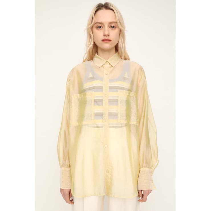 SHINY SHEER シャツ | SLY OUTLET | 詳細画像10 