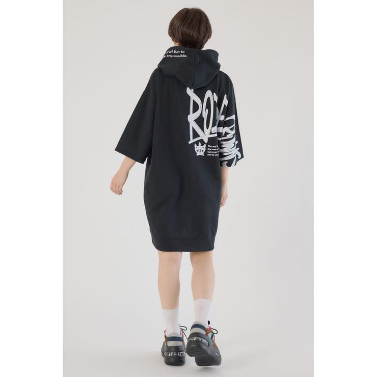 Right shoulder LOGOパーカーワンピース | RODEO CROWNS WIDE BOWL | 詳細画像15 