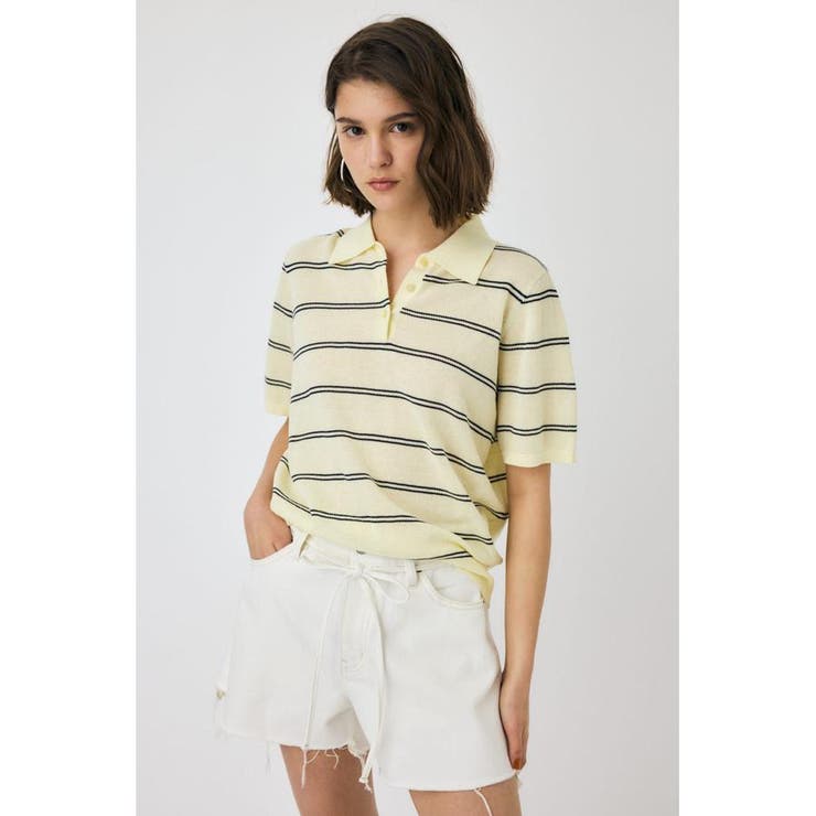 MESH KNIT LOOSE ポロ | MOUSSY OUTLET | 詳細画像5 