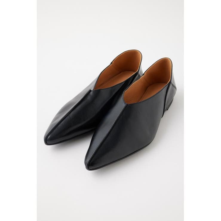 moussy POINTED LOAFER パンプス（ポインテッドトゥシアー