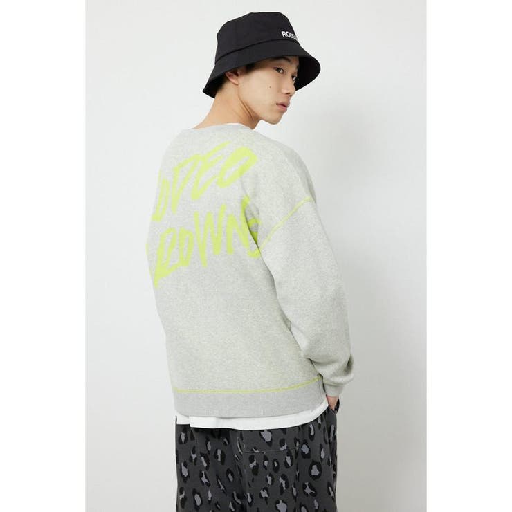 L/T.GRY1 | スウェットライクZIPカーディガン | RODEO CROWNS WIDE BOWL