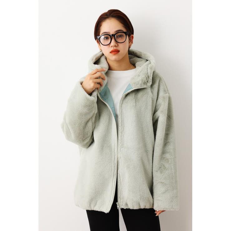 ロデオクラウンズ ZARA GYDA ファーブルゾン アウター 大きいサイズ