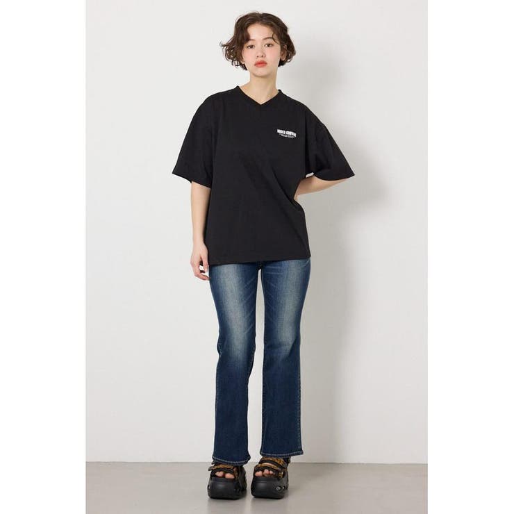 エンボスロゴVネックTシャツ | RODEO CROWNS WIDE BOWL | 詳細画像12 