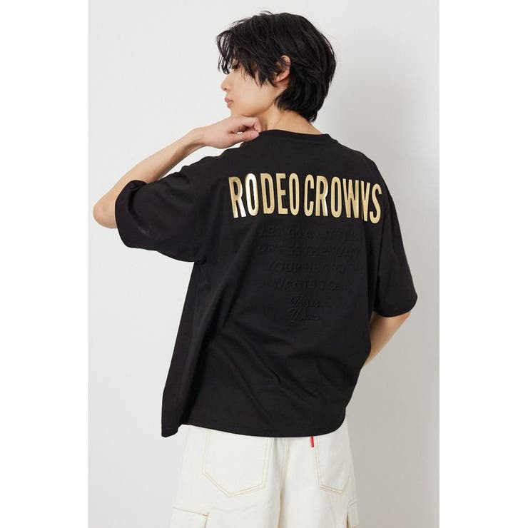 エンボスロゴVネックTシャツ | RODEO CROWNS WIDE BOWL | 詳細画像16 
