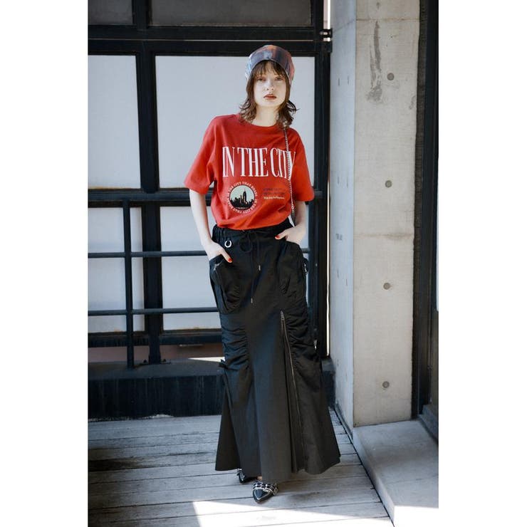 OPEN ZIP MERMAID CARGO スカート | SLY OUTLET | 詳細画像12 