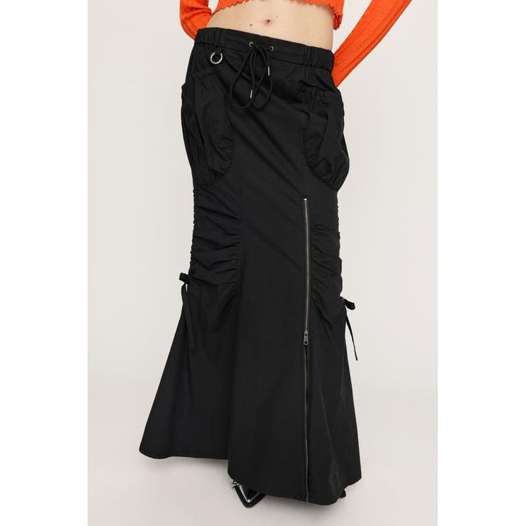 OPEN ZIP MERMAID CARGO スカート | SLY OUTLET | 詳細画像6 