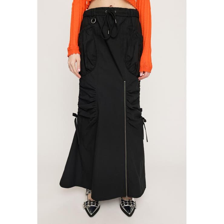 OPEN ZIP MERMAID CARGO スカート | SLY OUTLET | 詳細画像7 