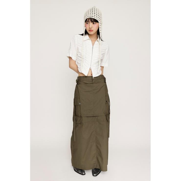 FRONT ZIP BACK OPEN ブラウス | SLY OUTLET | 詳細画像2 