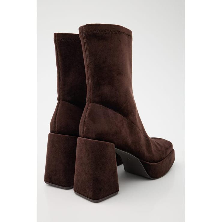 STRETCH BLOCK HEEL ブーツ | MOUSSY OUTLET | 詳細画像15 