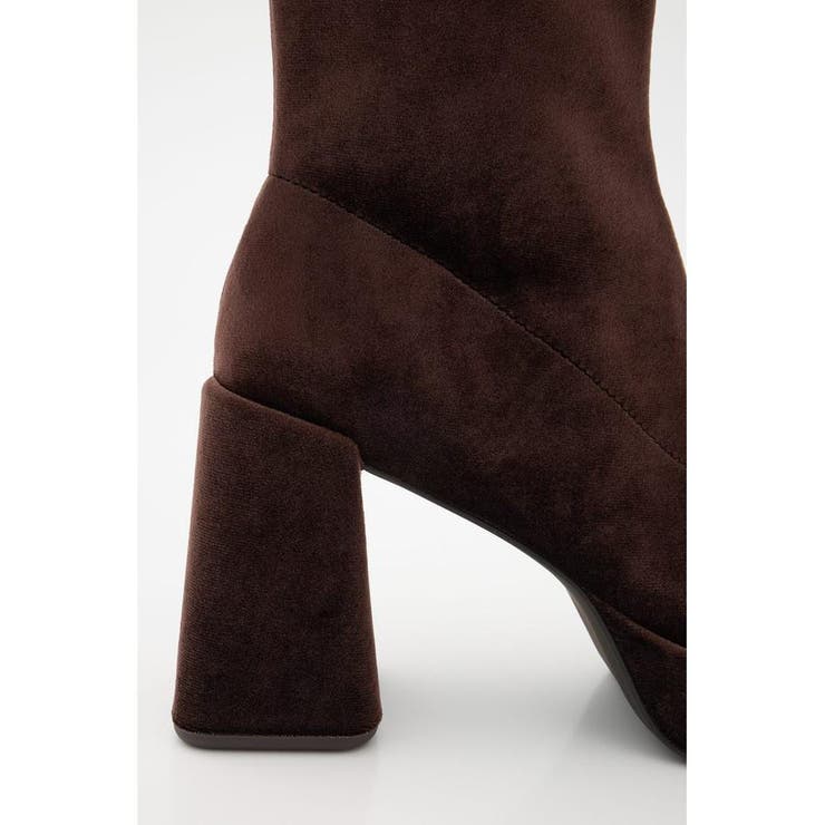 STRETCH BLOCK HEEL ブーツ | MOUSSY OUTLET | 詳細画像17 
