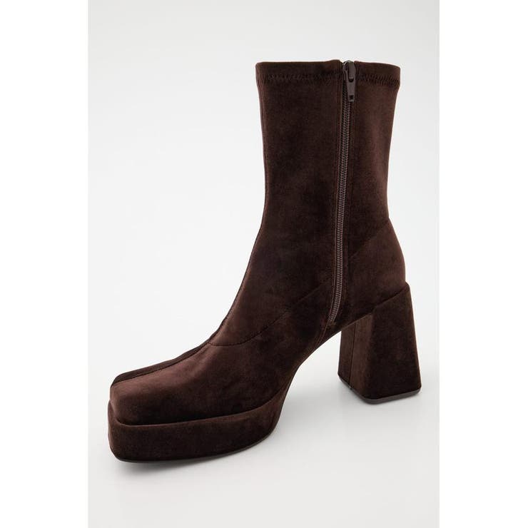 STRETCH BLOCK HEEL ブーツ | MOUSSY OUTLET | 詳細画像19 