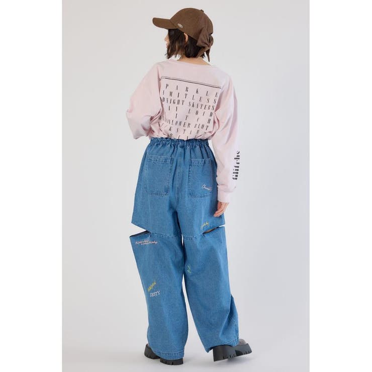embroideryサイドジップパンツ | RODEO CROWNS WIDE BOWL | 詳細画像19 