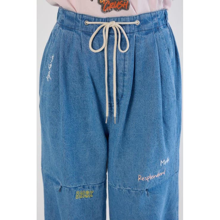 embroideryサイドジップパンツ | RODEO CROWNS WIDE BOWL | 詳細画像24 