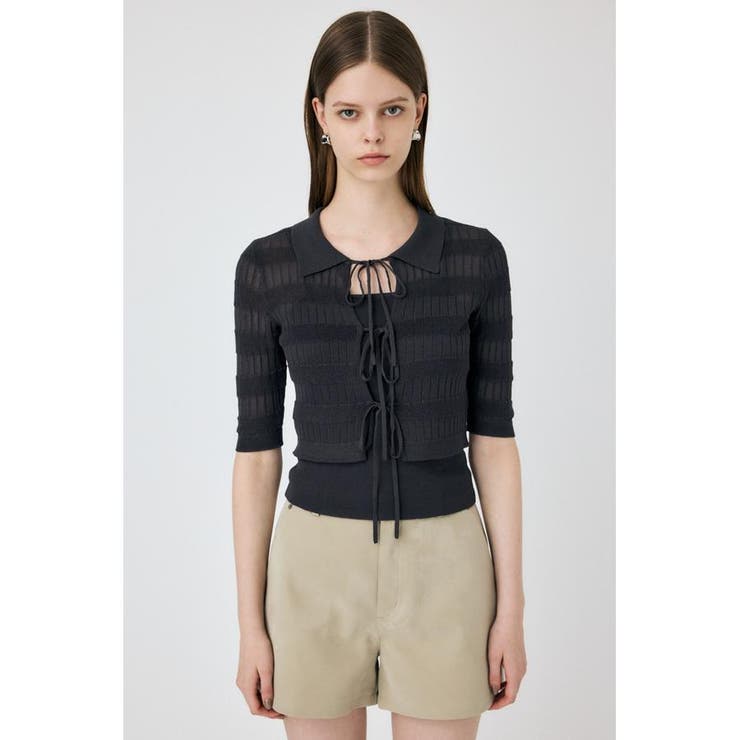 KNIT CAMI & RIBBON シャツセット | MOUSSY OUTLET | 詳細画像5 