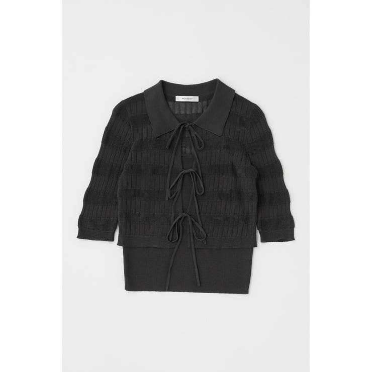 KNIT CAMI & RIBBON シャツセット | MOUSSY OUTLET | 詳細画像6 