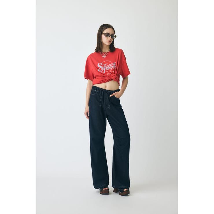 EASY WAIST LIGHT ストレートデニム | MOUSSY OUTLET | 詳細画像25 