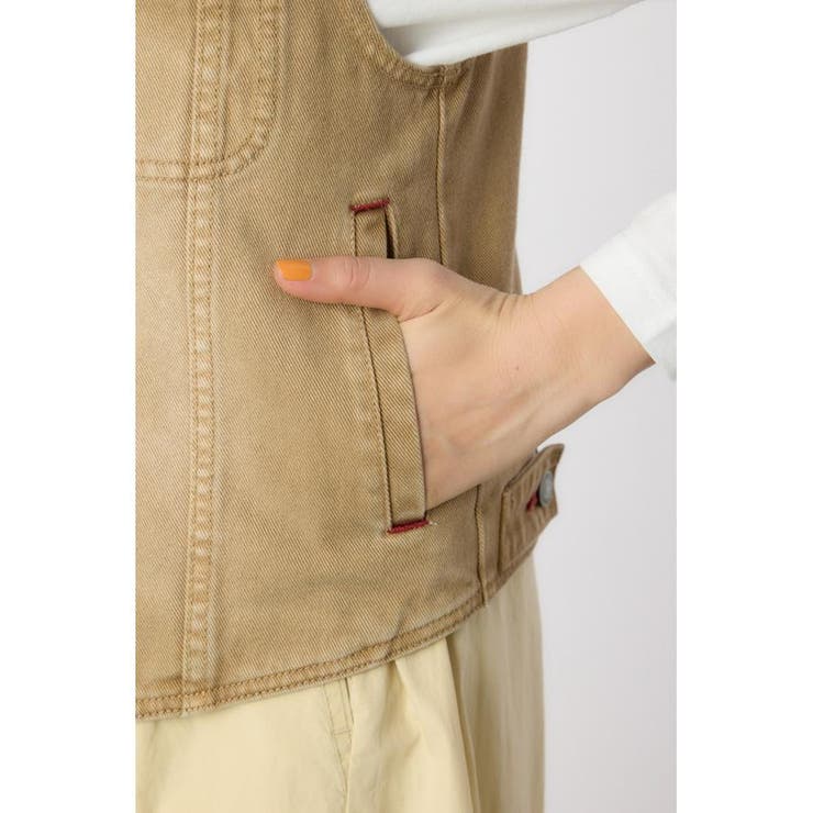 V CUT デニムベスト | RODEO CROWNS WIDE BOWL | 詳細画像11 