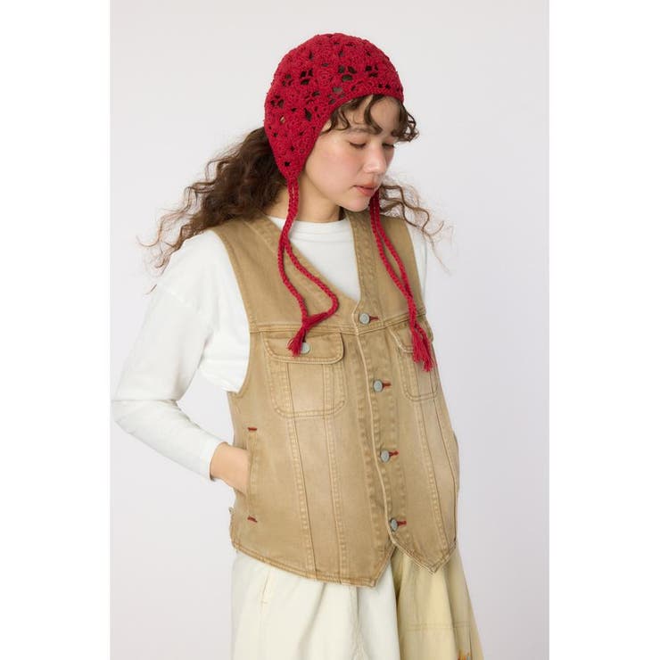 V CUT デニムベスト | RODEO CROWNS WIDE BOWL | 詳細画像1 