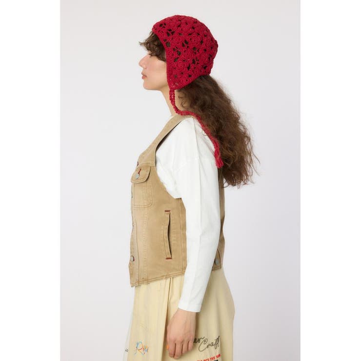 V CUT デニムベスト | RODEO CROWNS WIDE BOWL | 詳細画像8 