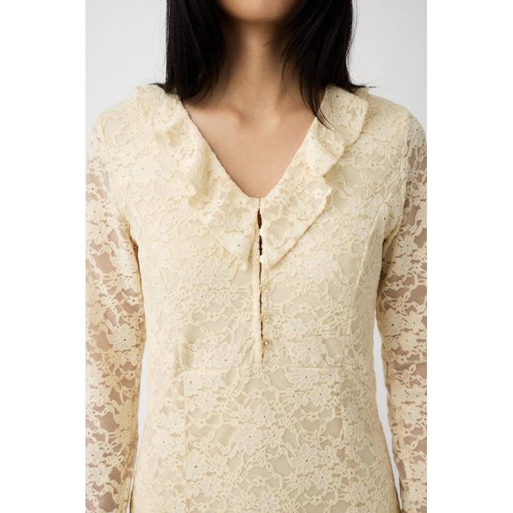 FLOCKY LACE ドレス | MOUSSY OUTLET | 詳細画像6 