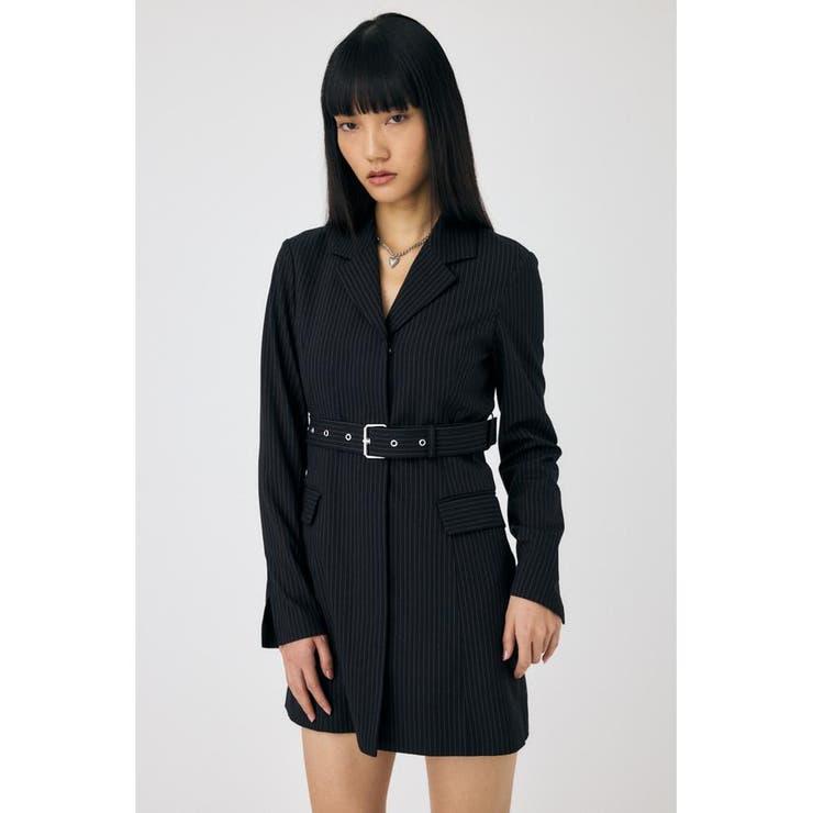 LONG SLEEVE BLAZER ミニドレス | MOUSSY OUTLET | 詳細画像4 