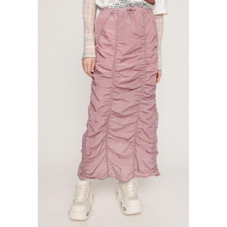 L/PNK1 | I LINE GATHER スカート | SLY OUTLET