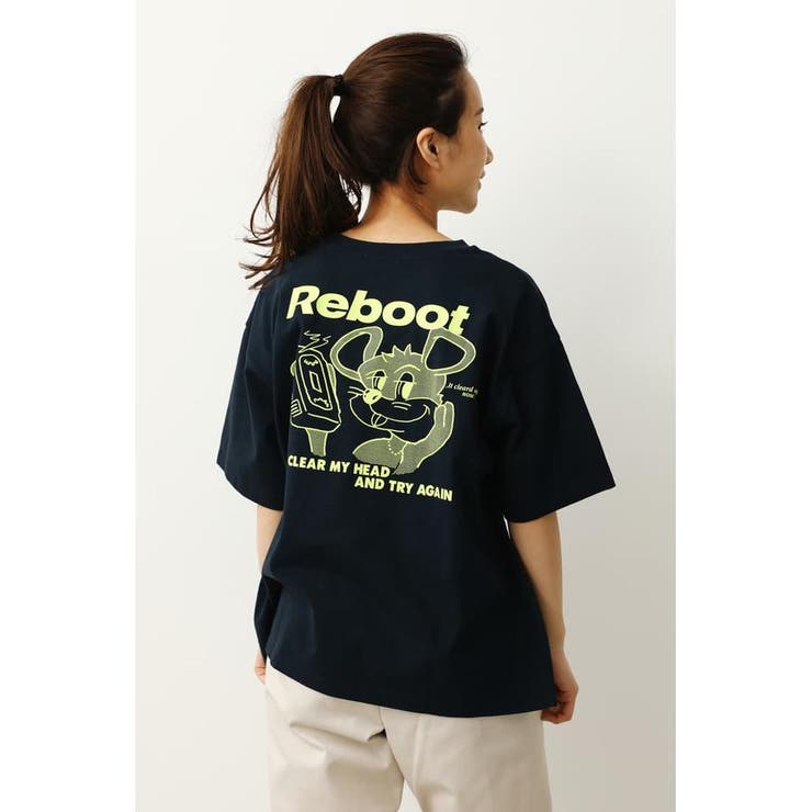 REBOOT BIG Tシャツ[品番：BJLW0001613]｜RODEO CROWNS WIDE  BOWL（ロデオクラウンズワイドボウル）のレディースファッション通販｜SHOPLIST（ショップリスト）