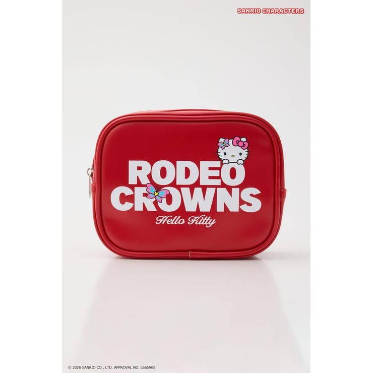 RED | (サンリオキャラクターズ)ボックスポーチ | RODEO CROWNS WIDE BOWL