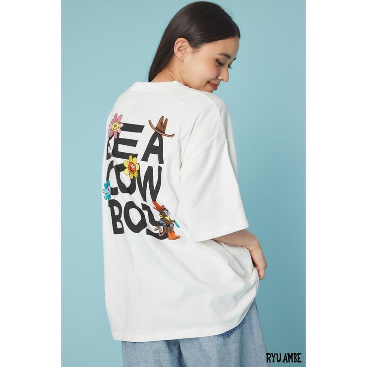 (Ryu Ambe)MOTIF刺繍Tシャツ | RODEO CROWNS WIDE BOWL | 詳細画像4 
