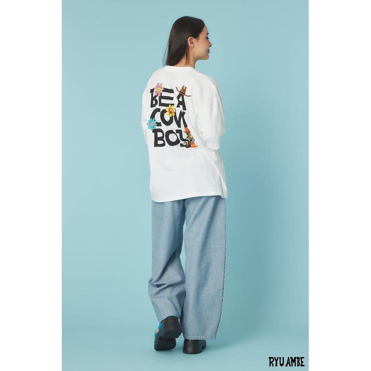 (Ryu Ambe)MOTIF刺繍Tシャツ | RODEO CROWNS WIDE BOWL | 詳細画像7 
