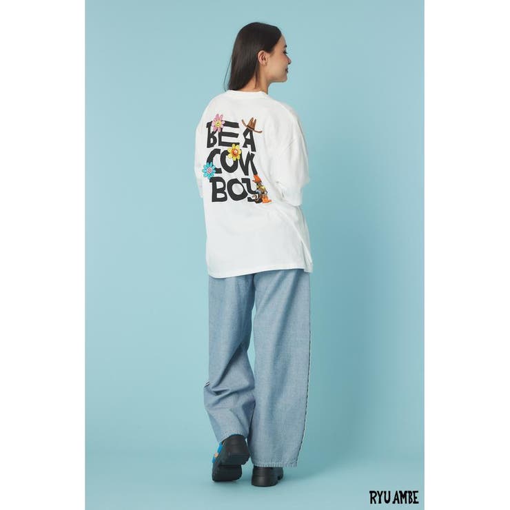 (Ryu Ambe)MOTIF刺繍Tシャツ | RODEO CROWNS WIDE BOWL | 詳細画像7 