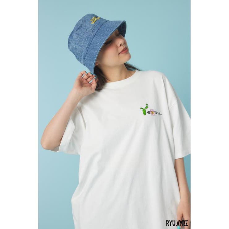 (Ryu Ambe)MOTIF刺繍Tシャツ | RODEO CROWNS WIDE BOWL | 詳細画像2 