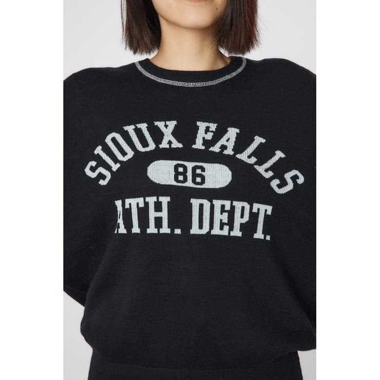 配色ステッチカレッジニットトップス | RODEO CROWNS WIDE BOWL | 詳細画像10 