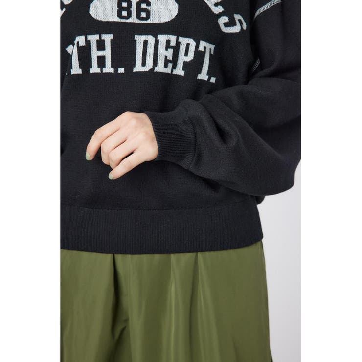 配色ステッチカレッジニットトップス | RODEO CROWNS WIDE BOWL | 詳細画像11 