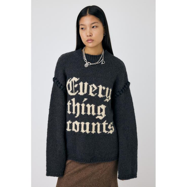KNITTED WORDS セーター | MOUSSY OUTLET | 詳細画像10 