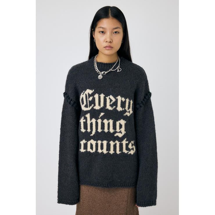 KNITTED WORDS セーター | MOUSSY OUTLET | 詳細画像11 