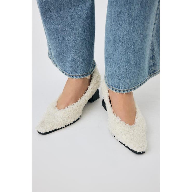 O/WHT1 | BOA ポインテッドパンプス | MOUSSY OUTLET