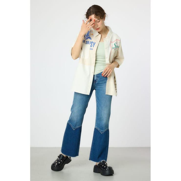 HEM WESTERN デニムパンツ | RODEO CROWNS WIDE BOWL | 詳細画像14 