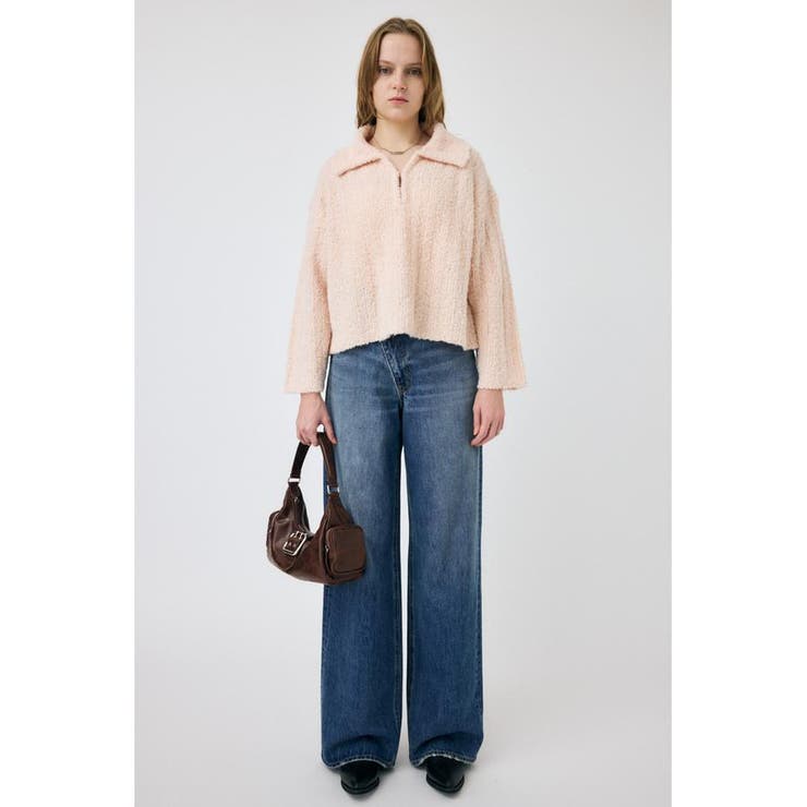 OPEN COLLAR ニット | MOUSSY OUTLET | 詳細画像3 