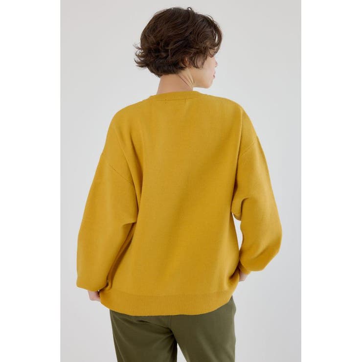 Frayed Lettering ニットトップス | RODEO CROWNS WIDE BOWL | 詳細画像10 