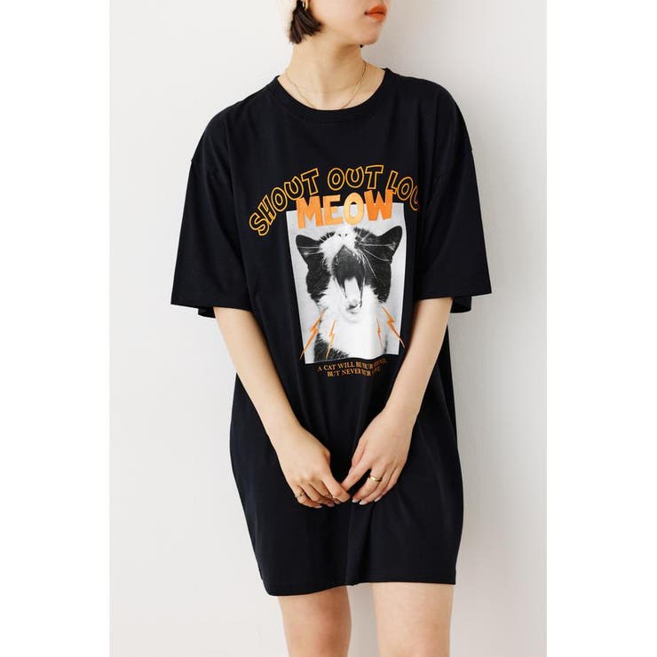 SHOUT MEOW PHOTO Tワンピース[品番：BJLW0026072]｜RODEO CROWNS WIDE