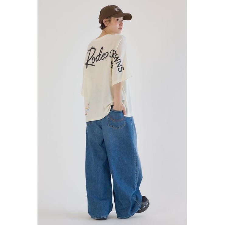 BIG LOGO5分袖ニットトップス | RODEO CROWNS WIDE BOWL | 詳細画像7 