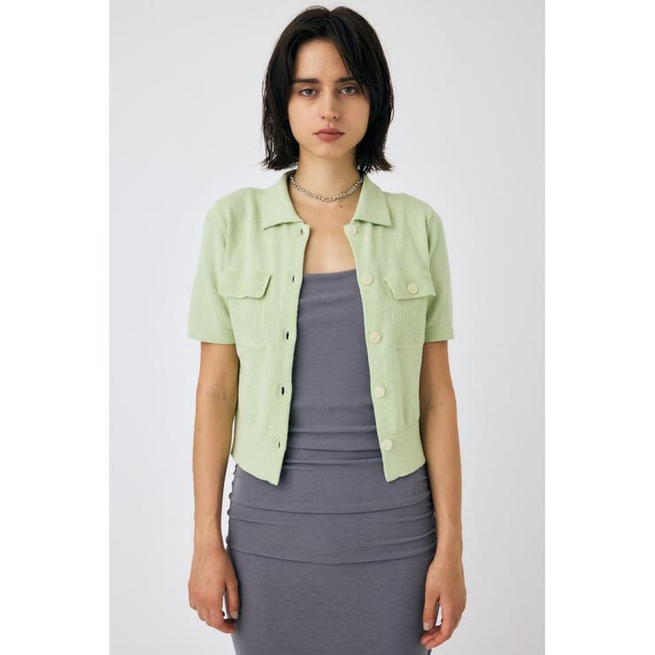 OVERLOCK POCKET ニットシャツ | MOUSSY OUTLET | 詳細画像11 