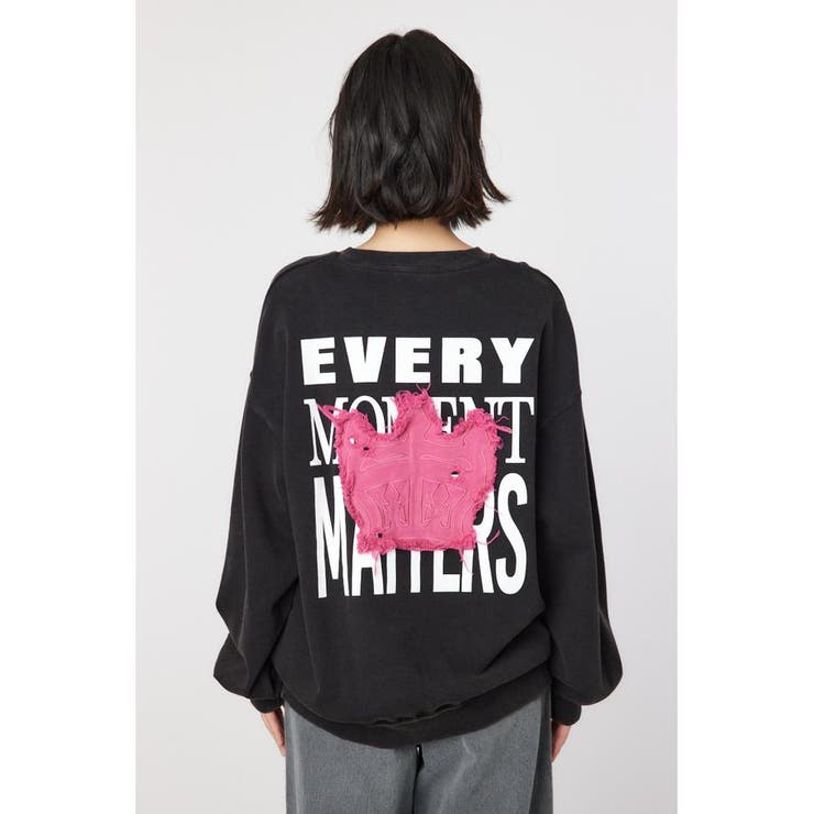 ダメージCROWNアップリケスウェット | RODEO CROWNS WIDE BOWL | 詳細画像9 