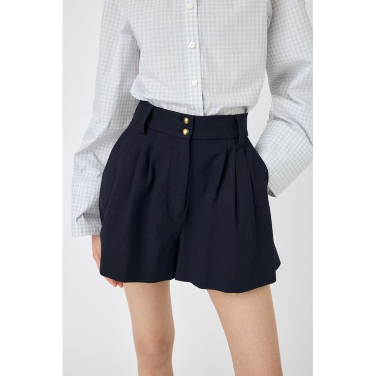 NVY | THREE TUCK ショーツ | MOUSSY OUTLET