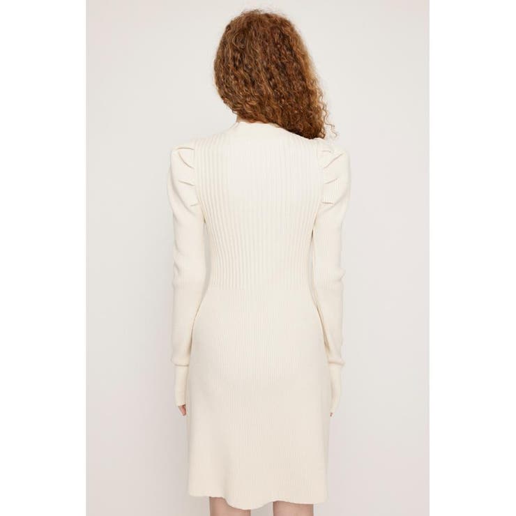 TUCK SLEEVE FLARE KNIT ショートワンピース | SLY OUTLET | 詳細画像6 