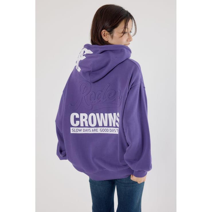 PUR | バックエンボススクリプトロゴパーカー | RODEO CROWNS WIDE BOWL