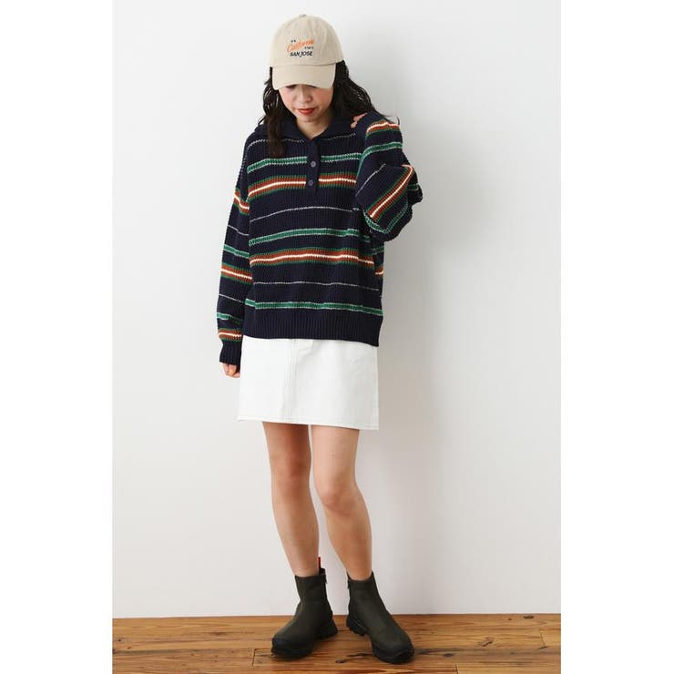 LOSE COLOR DENIM MINI SKIRT | RODEO CROWNS WIDE BOWL | 詳細画像1 